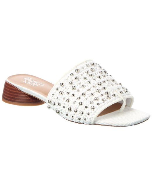 Franco Sarto White Loran3 Sandal