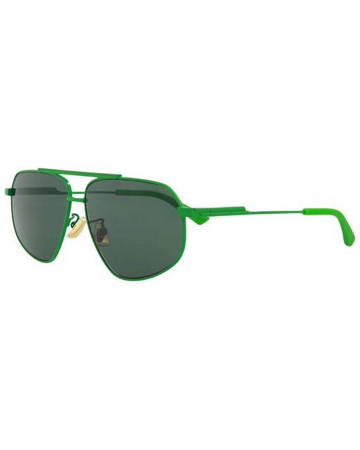 Bottega Veneta Green Bv1194s 61mm Sunglasses