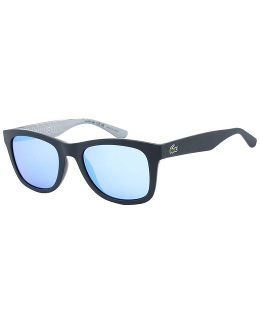 Lacoste Men's L778S 424 Folding Sunglasses Men's Matte Blue/Grey Gradient  52mm | EyeSpecs.com