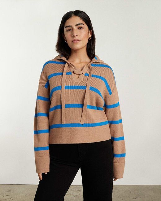 Everlane Multicolor The Lace-up Smock Sweater