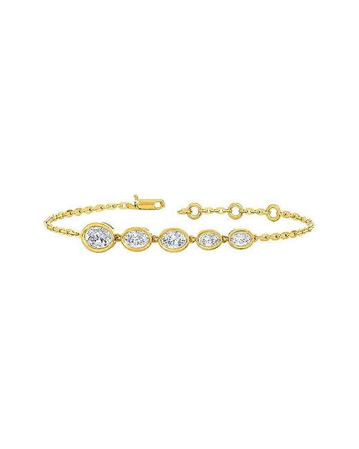Lab Grown Diamonds White 14K 1.65 Ct. Tw. Lab-Grown Diamond Tennis Bracelet