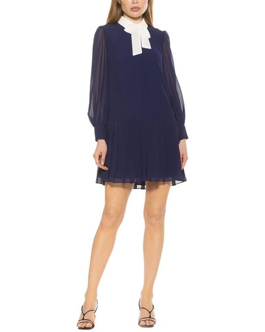 Alexia Admor Blue Glennis Shift Dress