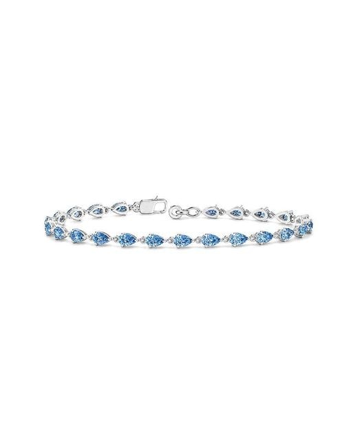 Lab Grown Diamonds White 14K 3.68 Ct. Tw. Lab-Grown Diamond Tennis Bracelet