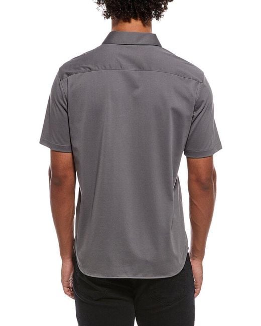 Theory Gray Irving Shirt for men