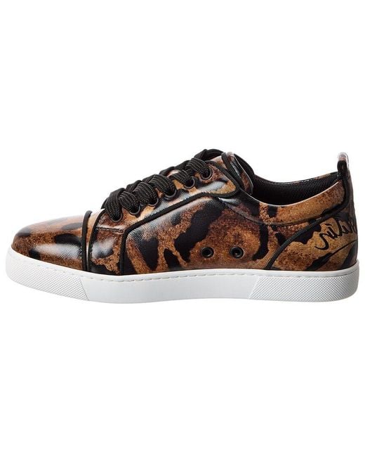 Christian Louboutin Brown Fun Louise Junior Leather Sneaker