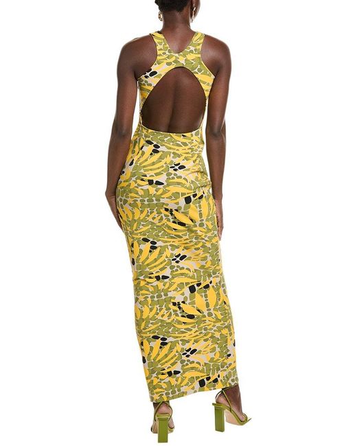 La Petite Robe Di Chiara Boni Metallic Sabriele Maxi Dress