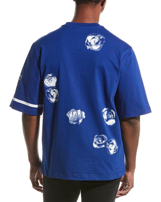Burberry Blue Rose T-shirt for men