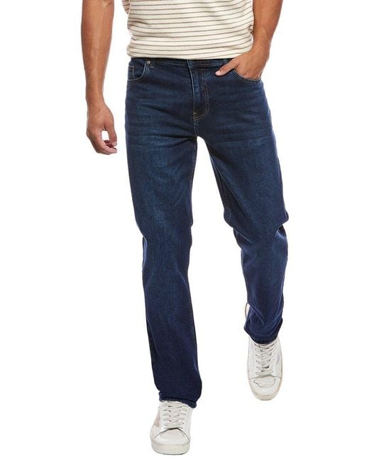 Roberto Cavalli Blue Straight Washed Jean