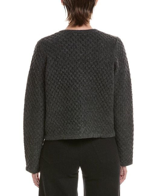 Michael Stars Black Cera Honeycomb Stitch Cardigan