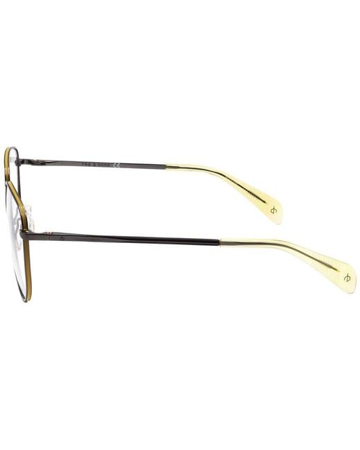 Rag & Bone Metallic Rnb7017 56Mm Optical Frames