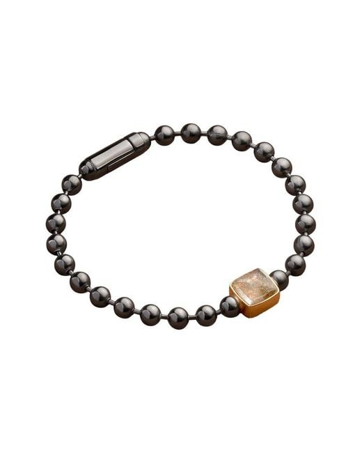 Karma and Luck Metallic Labradorite Magnetic Bracelet