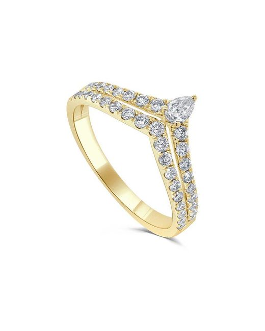 Sabrina Designs Metallic 14k 0.57 Ct. Tw. Diamond Crown Ring