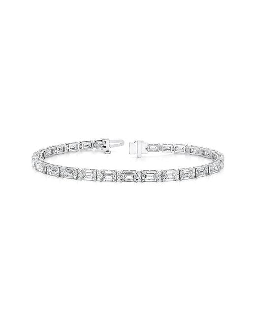 Lab Grown Diamonds White 14K 9.96 Ct. Tw. Lab-Grown Diamond Tennis Bracelet