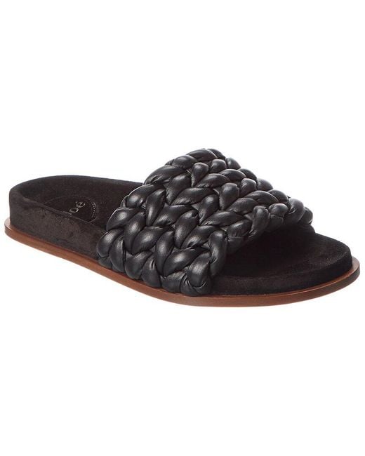 Chloé Kacey Leather Slide Lyst Chloé Kacey Leather Slide Lyst