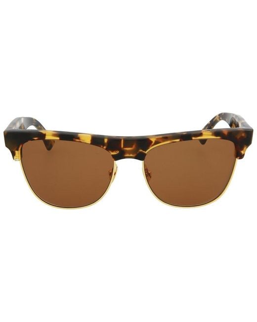 Bottega Veneta Brown Unisex Bv1003s 55mm Sunglasses