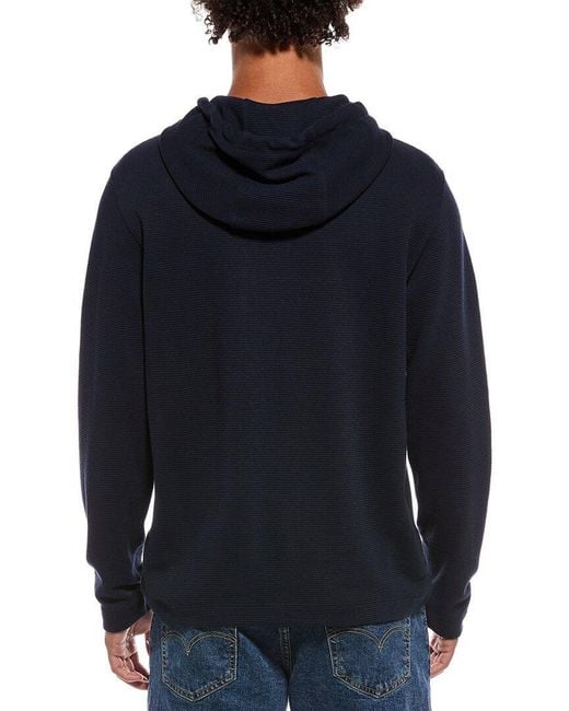 Theory Blue Delroy Studio Hoodie for men