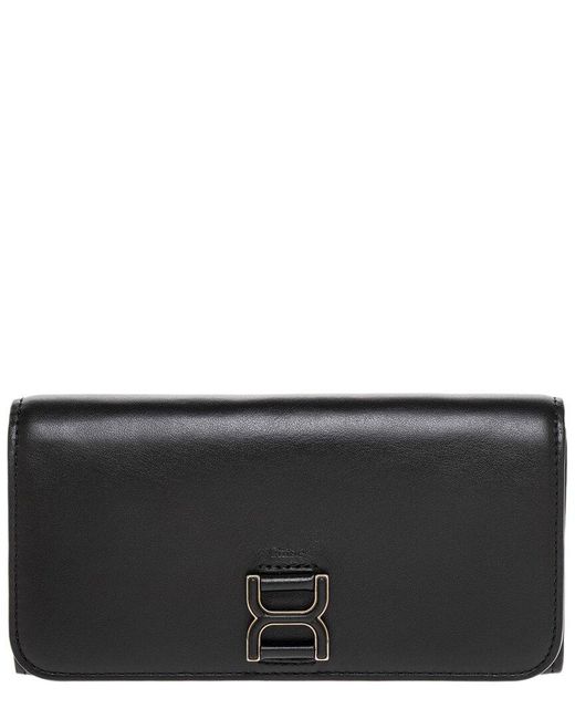 Chloé Black Marcie Leather Long Wallet