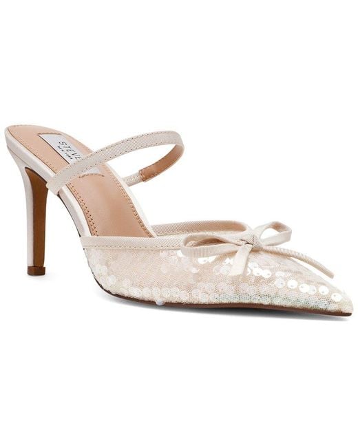 Steve Madden White Laurie Pump