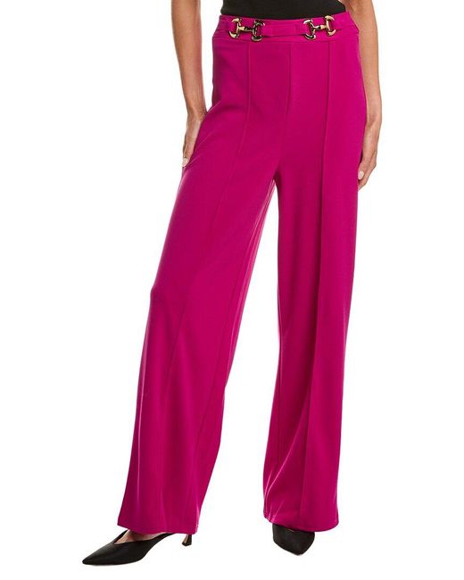 LUXE ALWAYS Pink Horsebit Pant