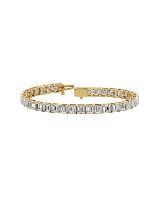 Lab Grown Diamonds White 14K 25.50 Ct. Tw. Lab-Grown Diamond Tennis Bracelet