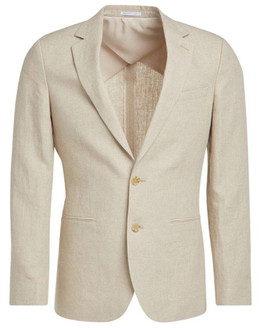 Reiss Natural Oe Gosnold Linen Suit Jacket for men