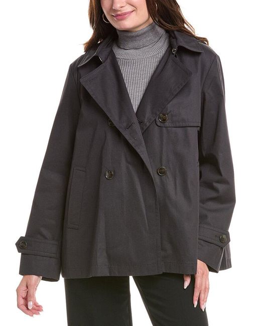 Herno Black Double-Breasted Jacket