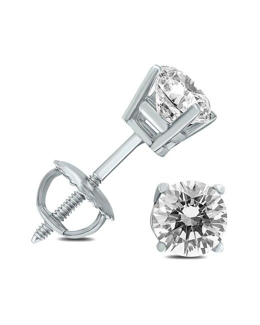 True Diamond Metallic 14k 1.50 Ct. Tw. Diamond Studs