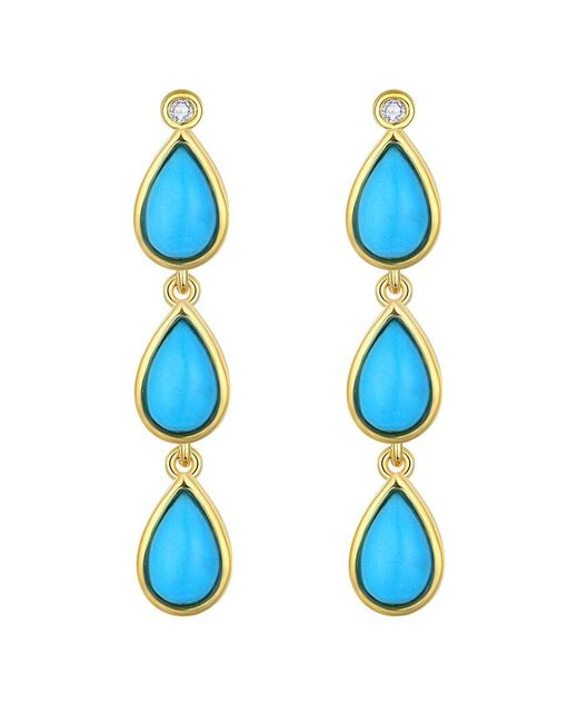 Kai Fine Jewelry Blue 14K 1.43 Ct. Tw. Diamond & Drop Earrings