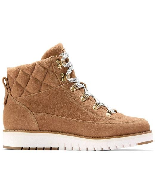 Cole Haan Natural Elissa Hiker Suede Bootie