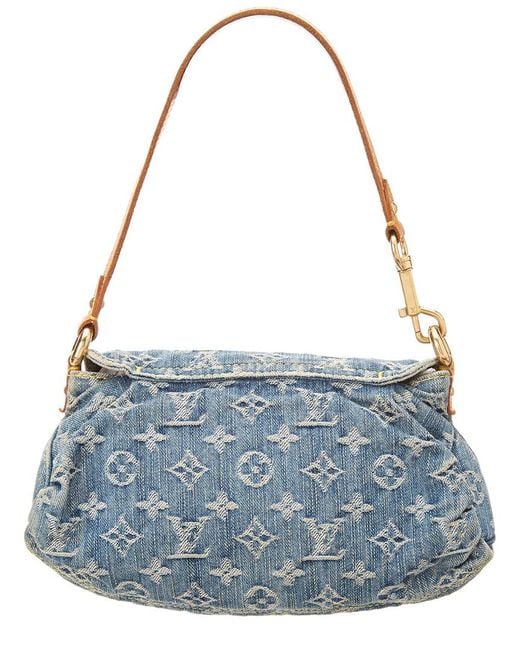 Vintage Denim Louis Vuitton Monogram Crossbody