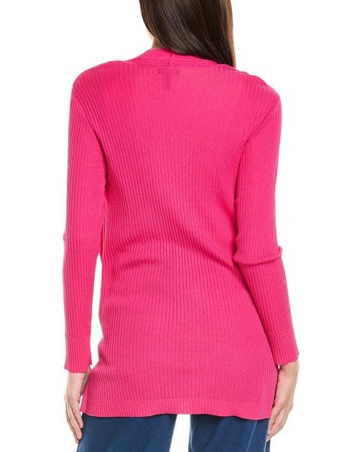 Jones New York Pink Sutton Cardigan
