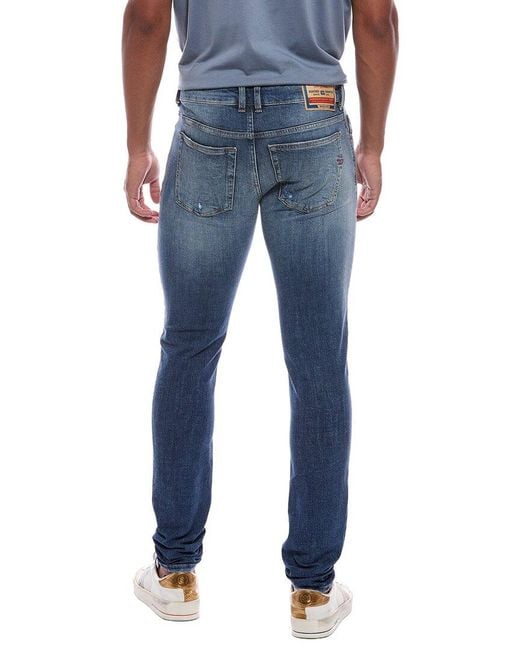 DIESEL Blue Sleenker Low Waist Skinny Jean for men