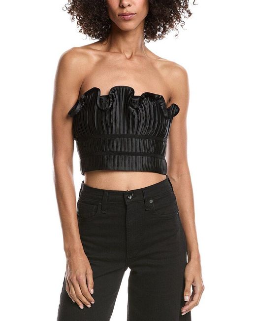 AMUR Black Oriel Top