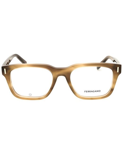 Ferragamo Brown 54Mm Optical Frames