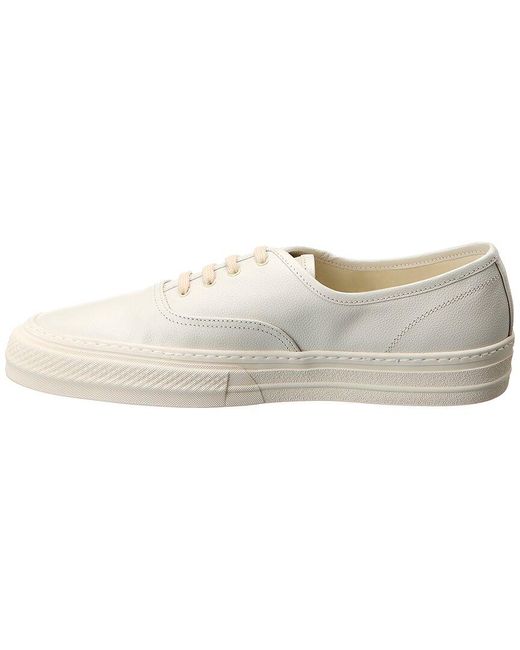 Common Projects White Four Hole Leather Sneaker for men