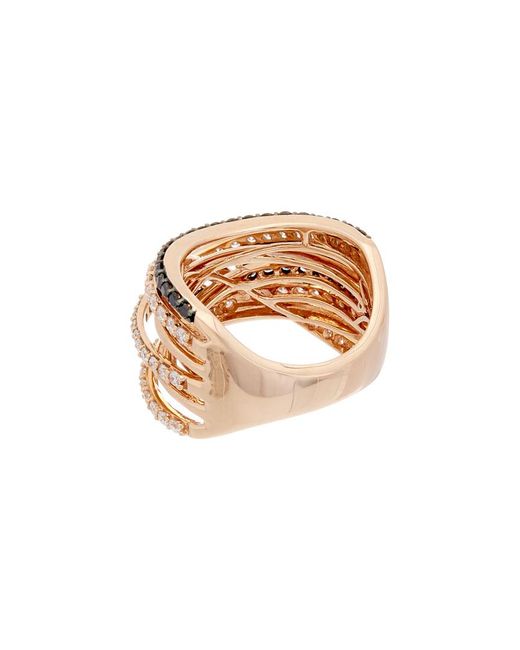 Le Vian Le Vian 14k Rose Gold 1.56 Ct. Tw. White & Black Diamond Ring