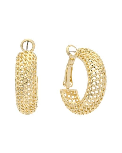 Juvell Metallic 18k Plated Hoops