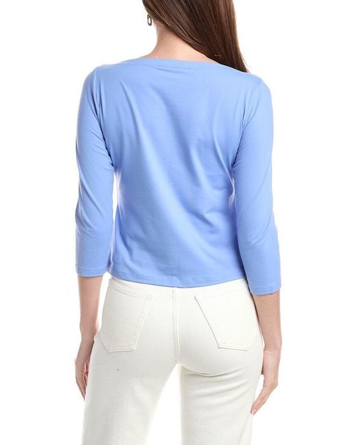 J.McLaughlin Blue Natasha Top