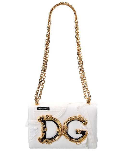 Dolce & Gabbana DG Girls Patchwork Denim Shoulder Bag