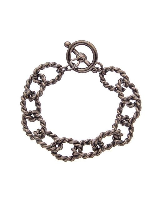 Kenneth Jay Lane Metallic Chain Bracelet