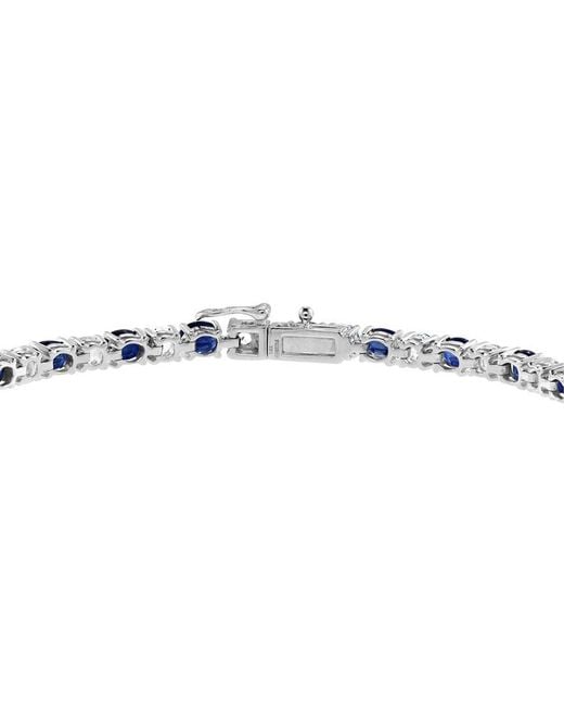 Effy Fine Jewelry White 14K 8.07 Ct. Tw. Sapphire, Sapphire Bracelet