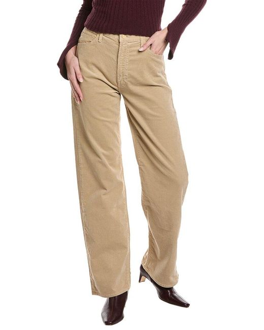 Mother Natural The Dodger Sneak Taos Taupe Straight Leg Jean