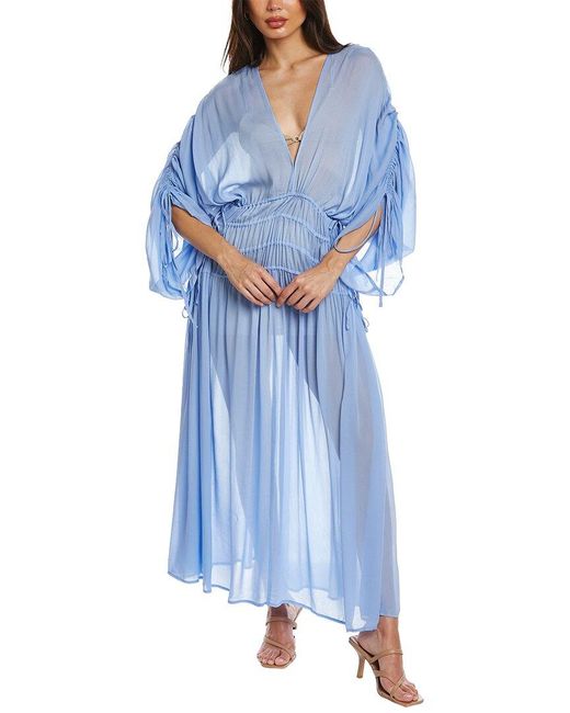 Suboo Blue Aura Maxi Caftan Dress