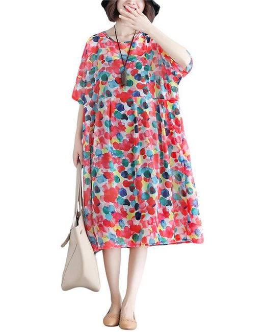 CHARLOTTE GREEN Red Amato Rizzi Dress