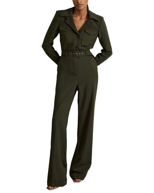 Reiss Black Ray Utility Tux Jumpsuit