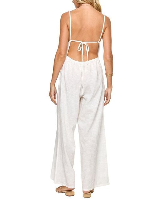 LSPACE White Jaida Jumpsuit