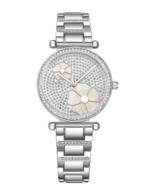 SO & CO White Madison Watch