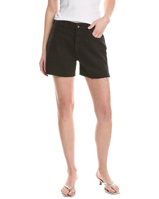 Rag & Bone Black Retro Cut Off Washed Short