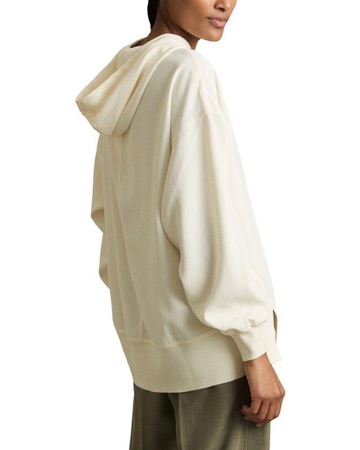 Reiss Natural Kiara Woven Top