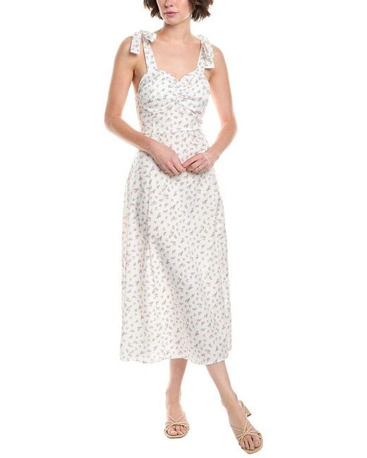 HL Affair White Midi Dress